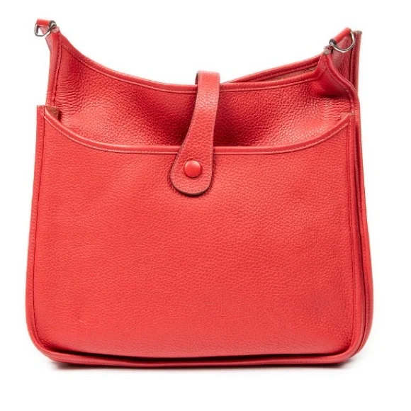 Hermes Taurillon Clemence Evelyne Orange - Picture 3 of 12